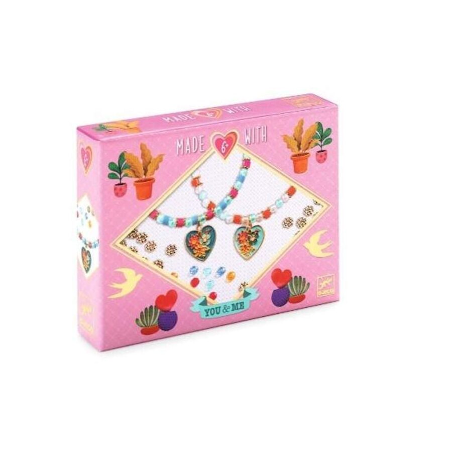 Set Joyas Ensartado Corazón