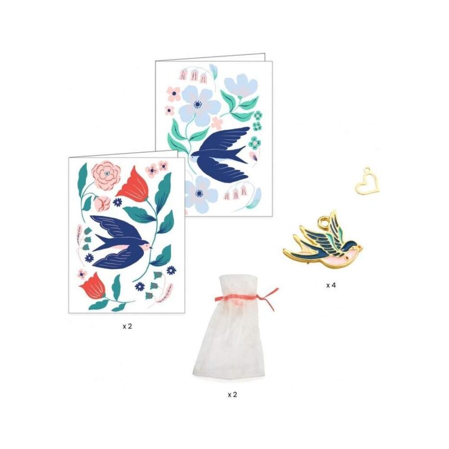 Set Joyas Lazos Y Pájaros