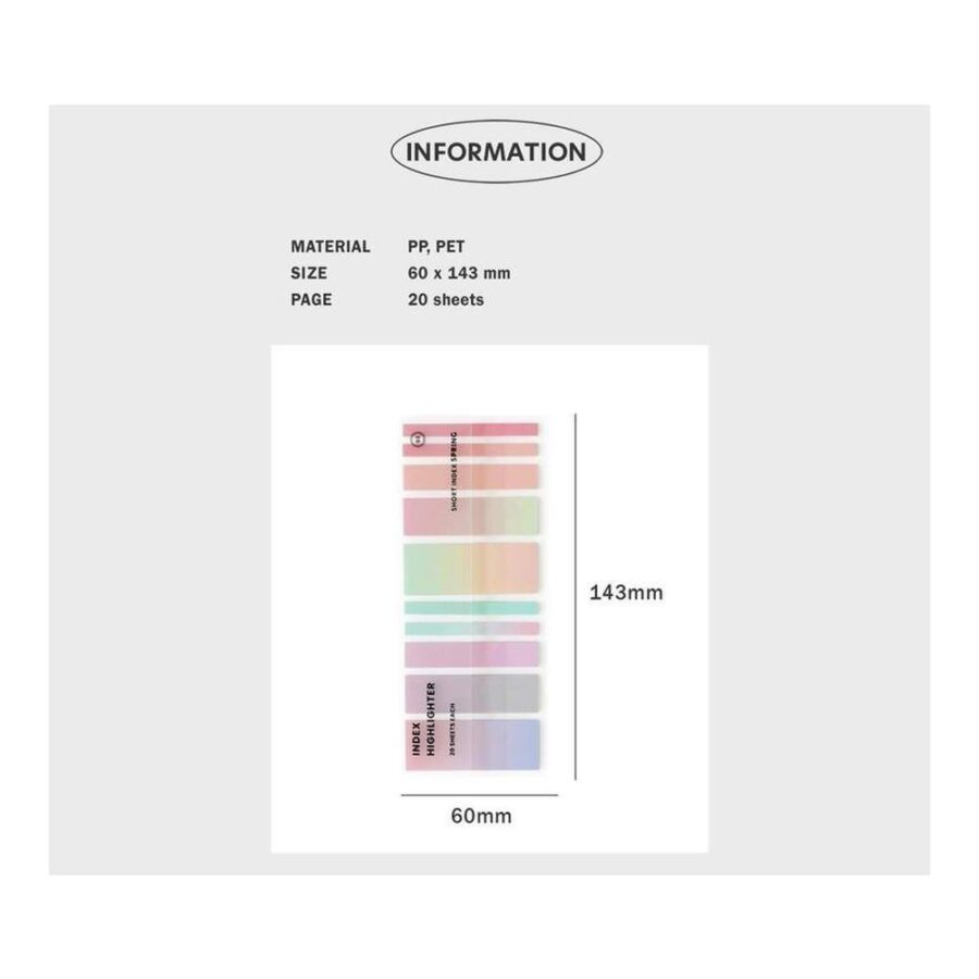 Set Marcadores Cortos Primavera