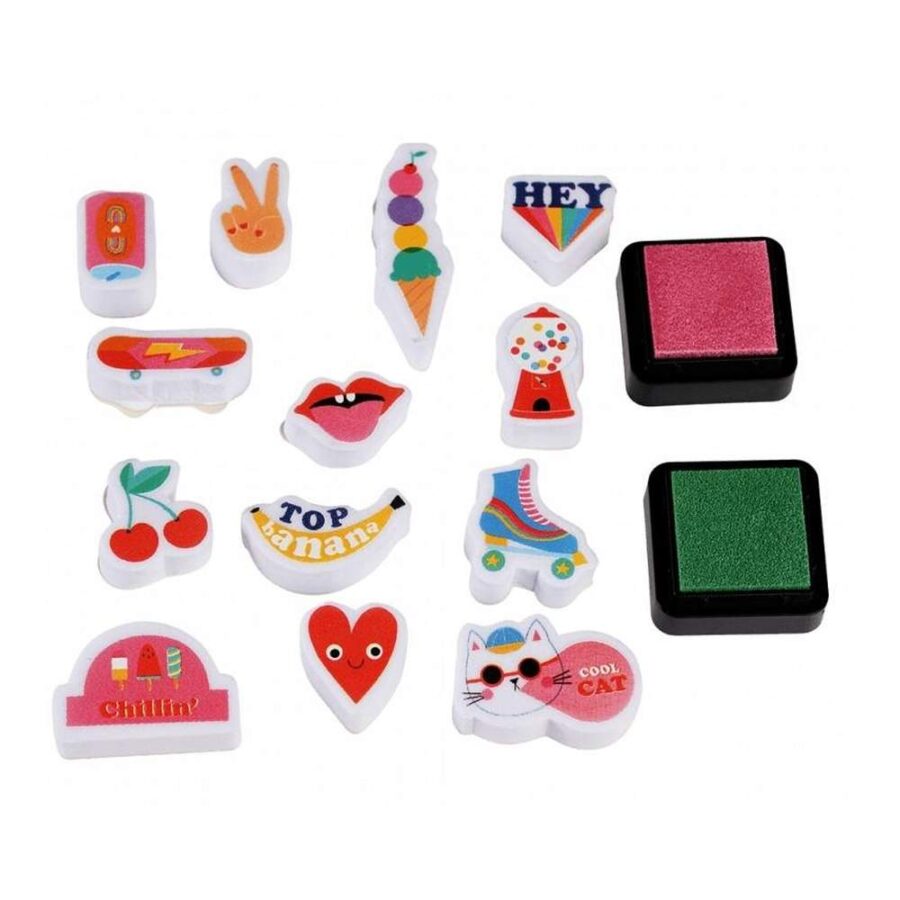 Set Mini Sellos Top Banana