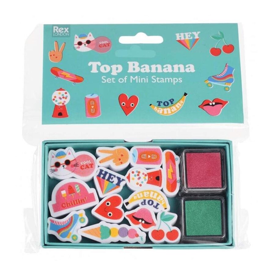 Set Mini Sellos Top Banana