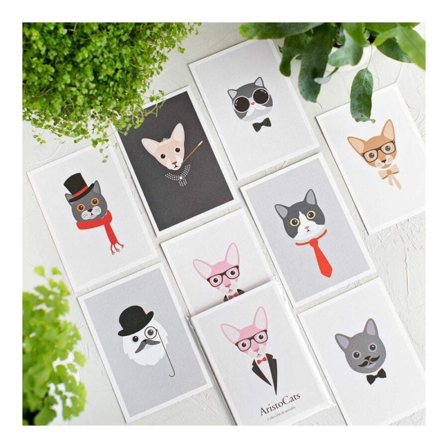 Set Postales Aristocats