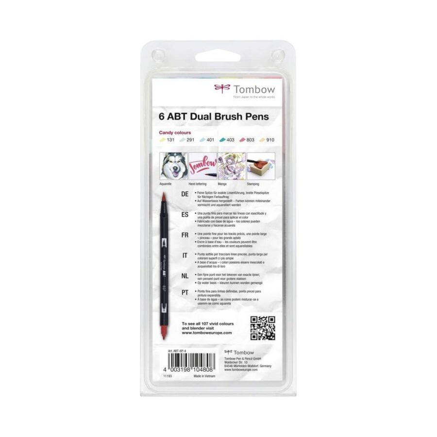 Set Rotuladores Tombow Candy Dual Brush