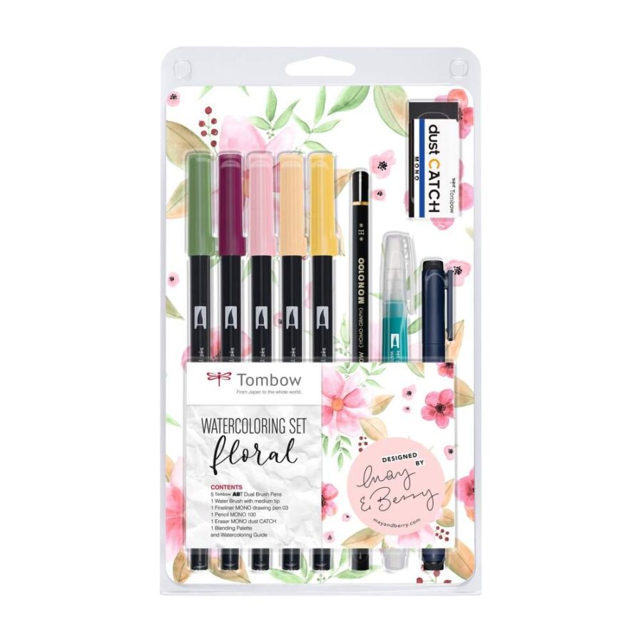 Set Rotuladores Tombow Floral