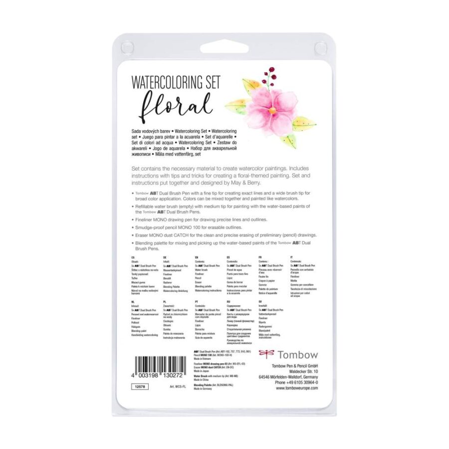 Set Rotuladores Tombow Floral