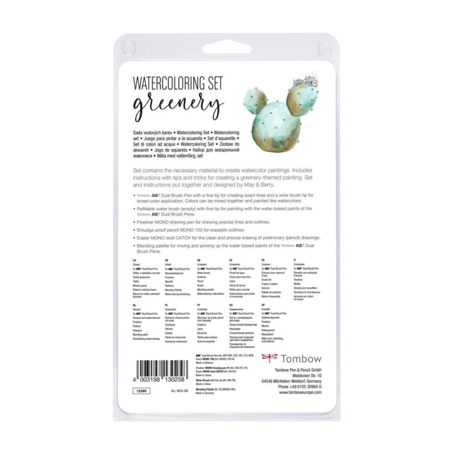 Set Rotuladores Tombow Greenery