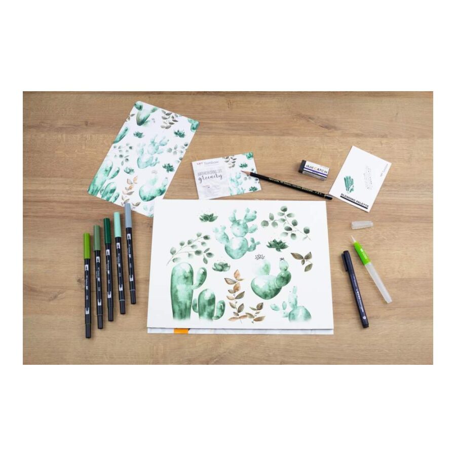 Set Rotuladores Tombow Greenery