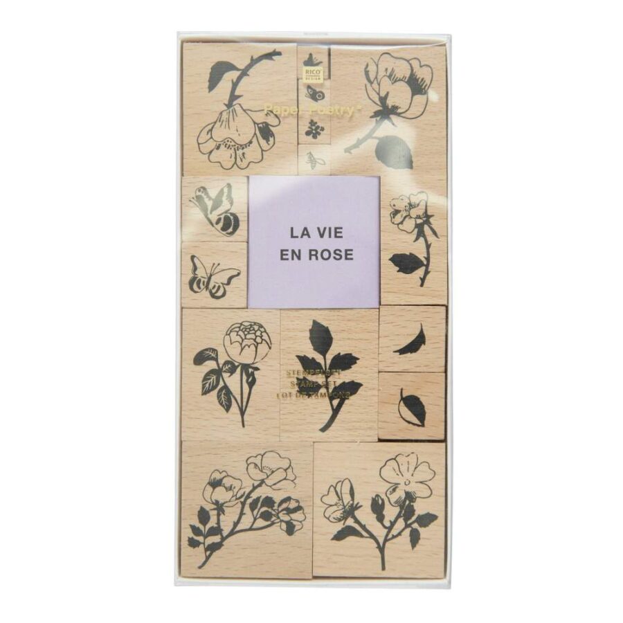 Set Sellos La Vie En Rose