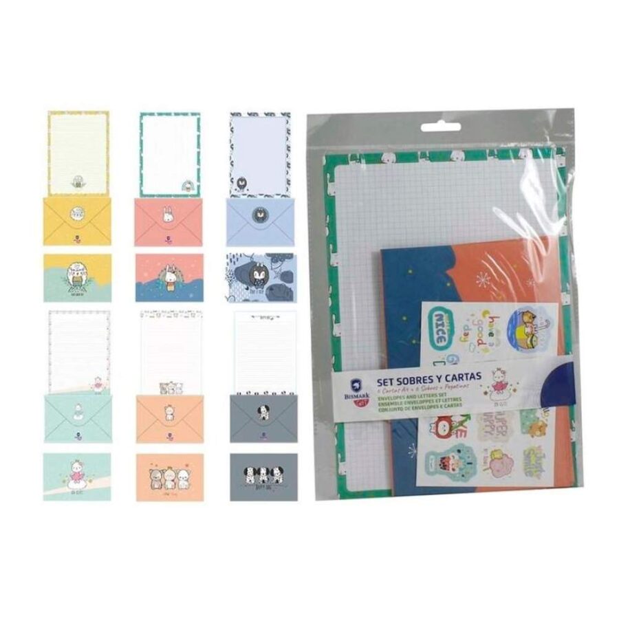 Set Sobres Y Cartas Kawaii