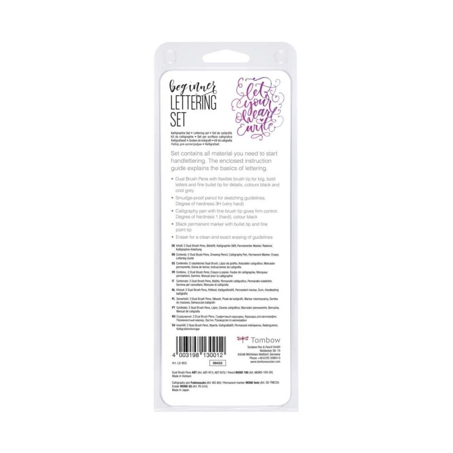 Set Tombow Iniciación Lettering Beginner
