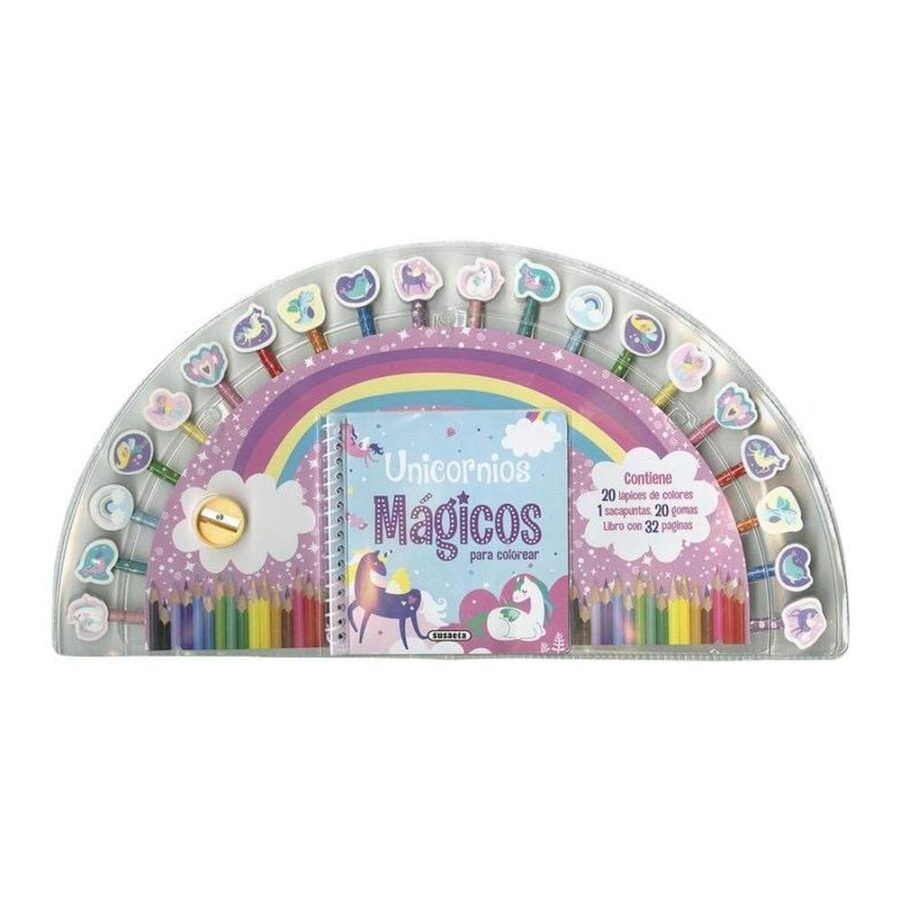 Set Unicornios Mágicos Para Colorear