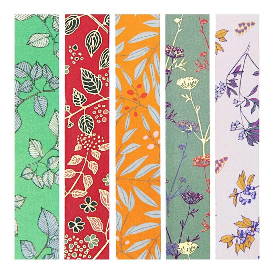Set 5 Washi Tapes Funny Fall