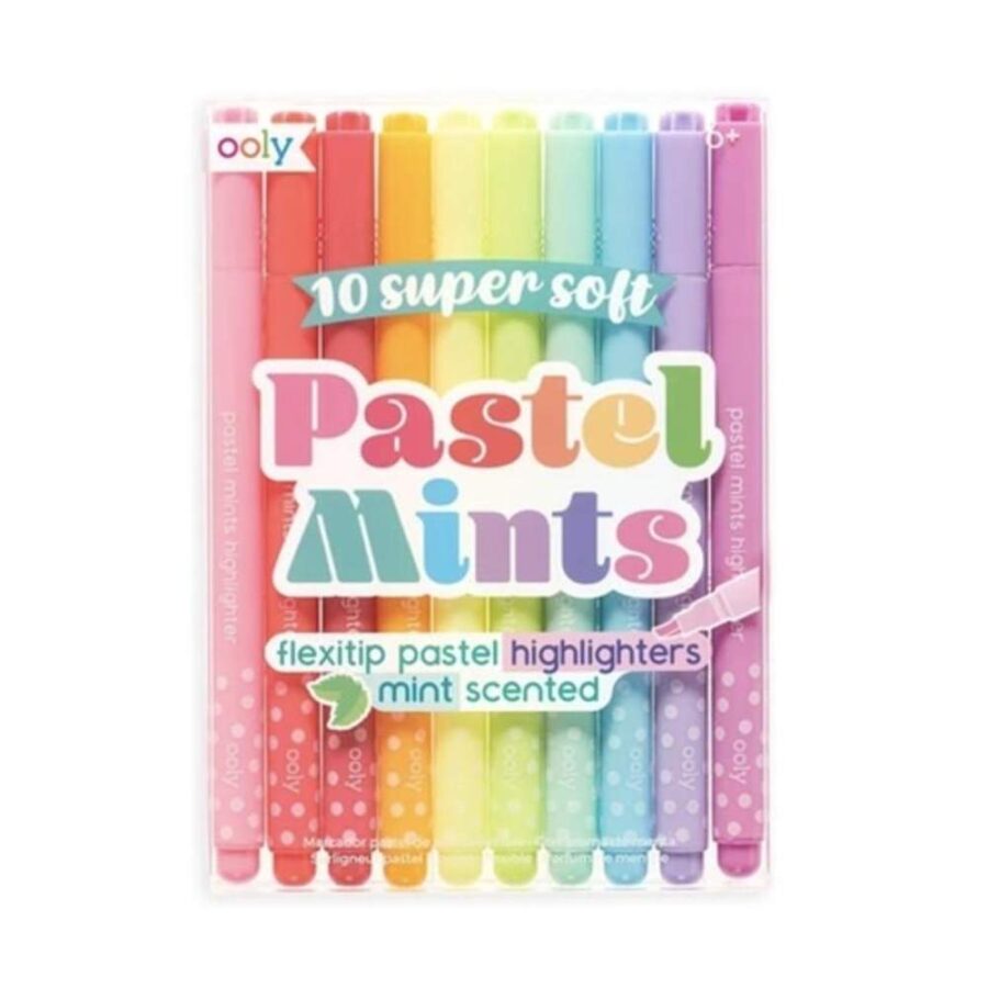 Subrayadores Pastel Olor Menta