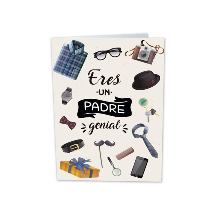Tarjeta Eres Un Padre Genial
