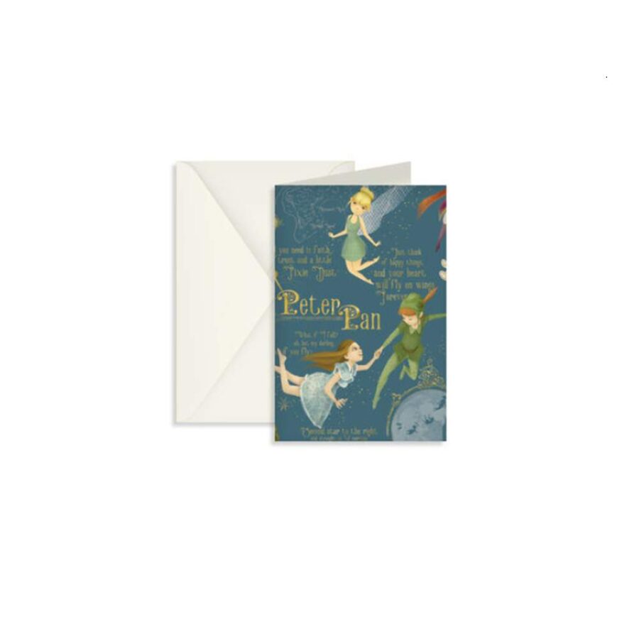 Tarjeta Felicitación Peter Pan