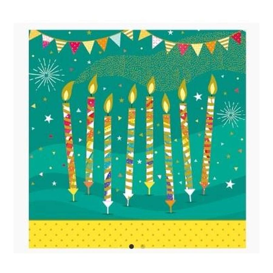 Tarjeta Feliz Cumpleaños Arabesque
