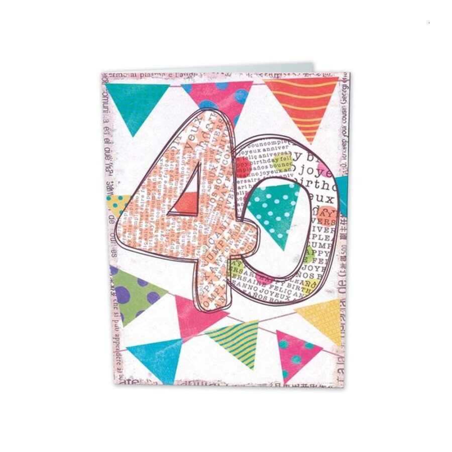 Tarjeta Gigante 40 Años