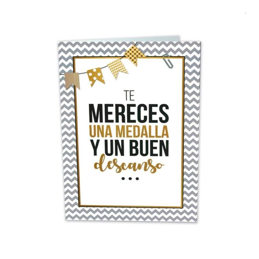 Tarjeta Gigante Jubilación Descanso