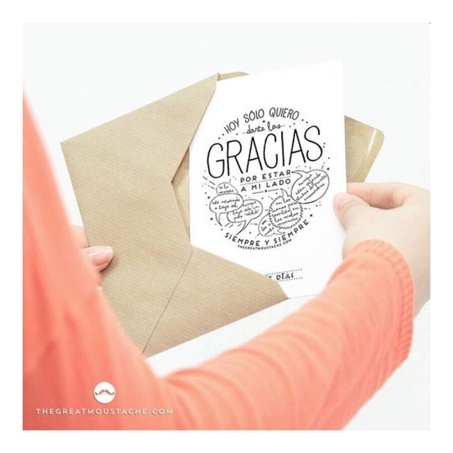 Tarjeta Gracias Por Estar A Mi Lado