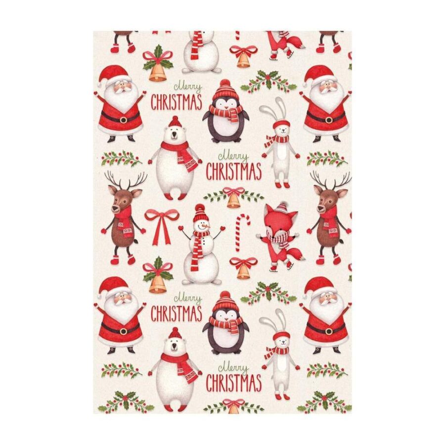 Tarjeta Navidad Patron Navideño