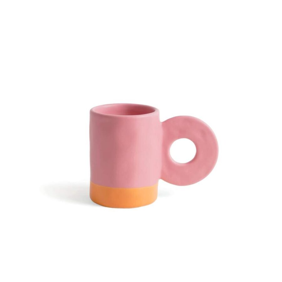 Taza Cerámica Rosa