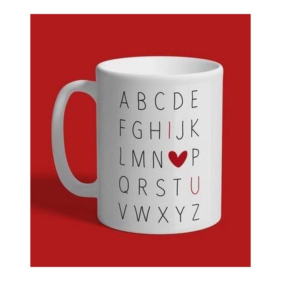 Taza Enamorados Alphabet Of Love