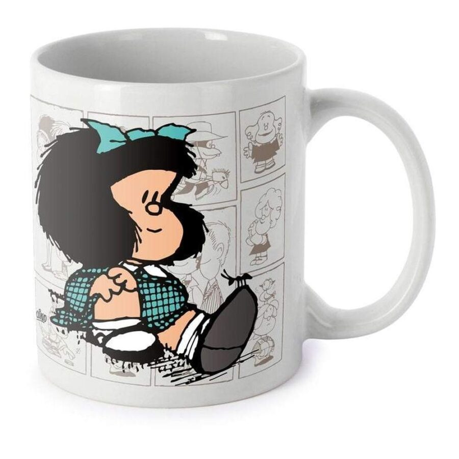 Taza Porcelana Mafalda Curiosa