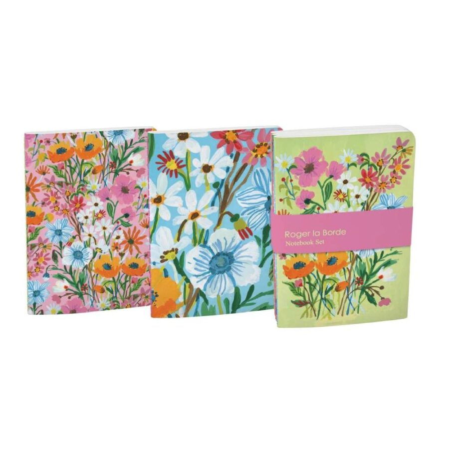 Trio De Cuadernos A6 Ex Flower Field