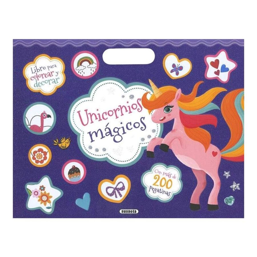 Unicornios Mágicos Morado