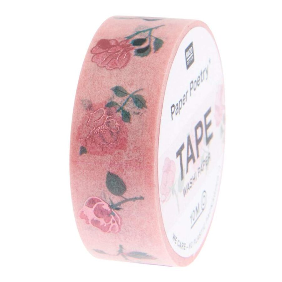 Washi Tape Rosas