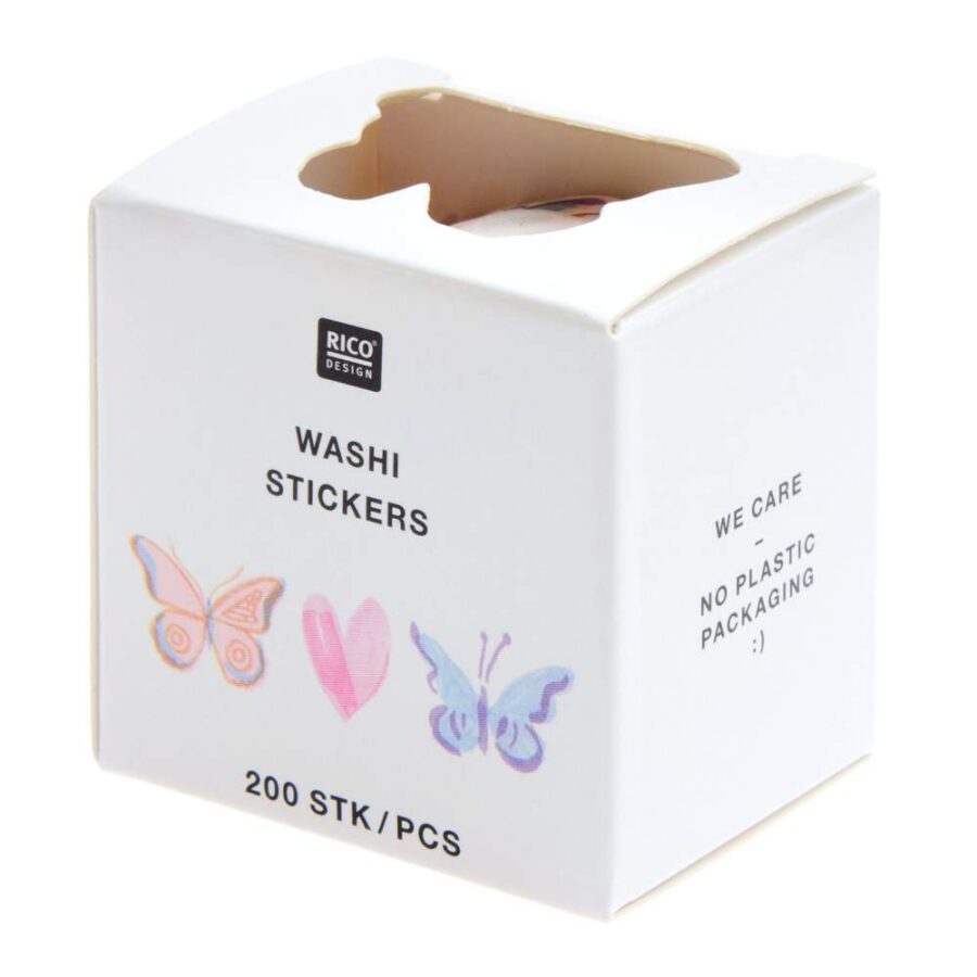 Washi Stickers Painted Love