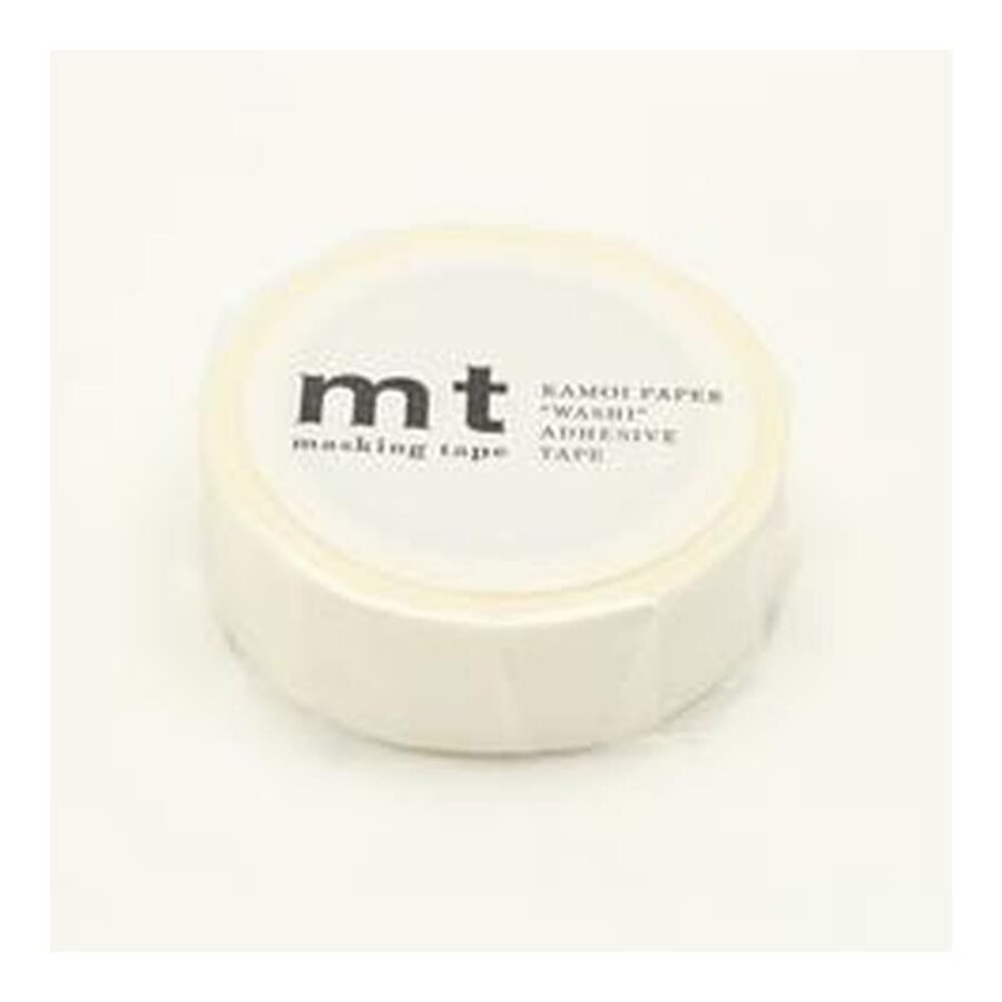 Washi Tape Mt Deco Stripe White