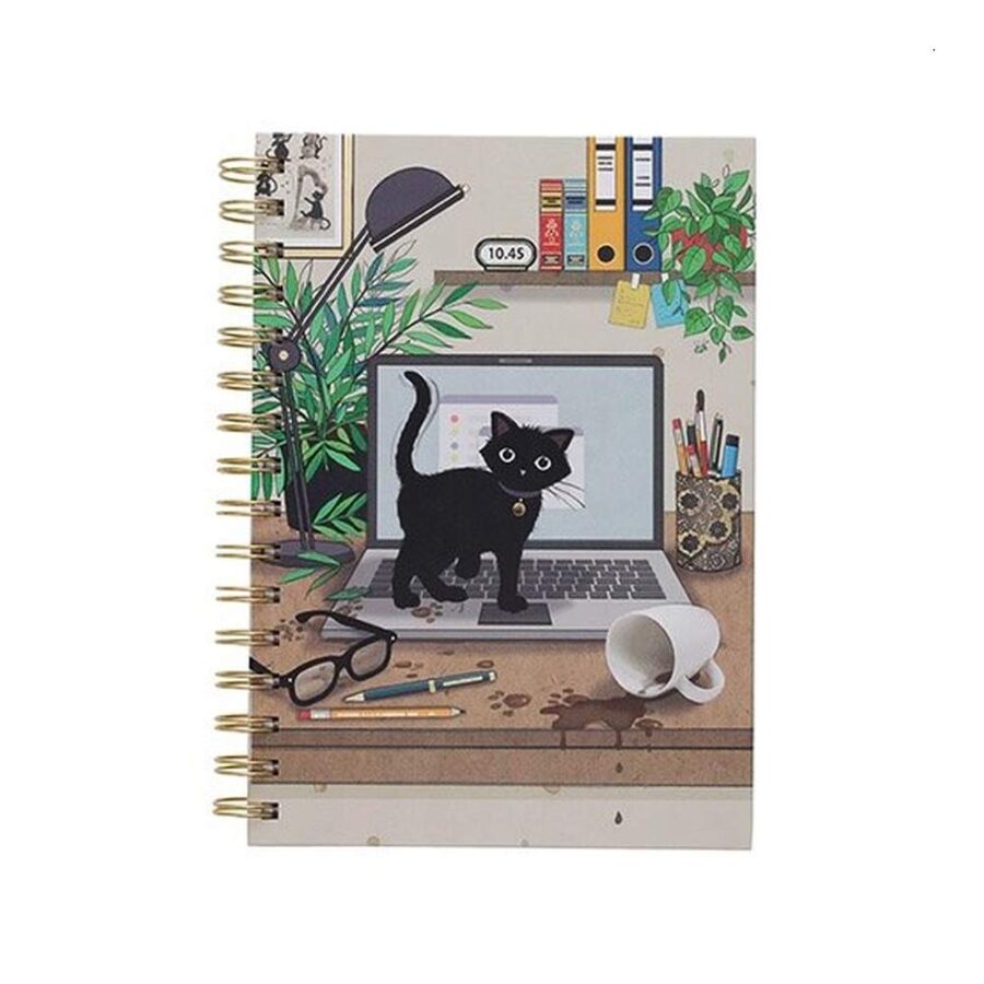 Cuaderno Anillas Gato Pc