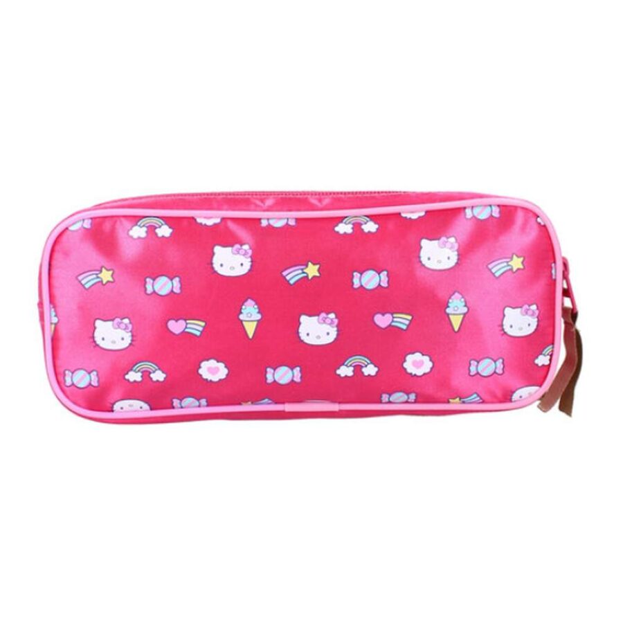 Estuche 2 Cremalleras Hello Kitty