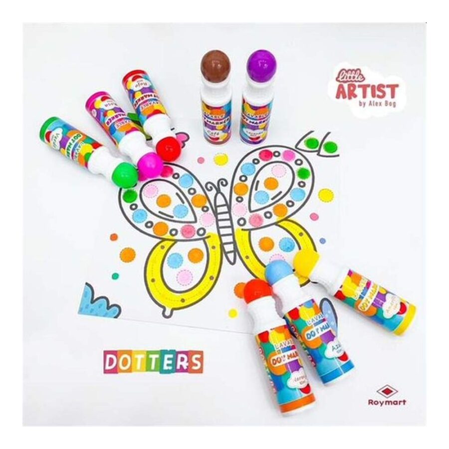 Estuche 8 Rotuladores Colores Dotters
