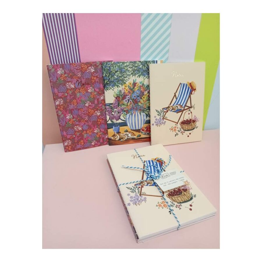 Set 3 Cuadernos A6 Boheme