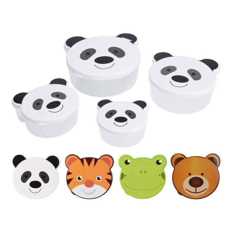 Set 4 Fiambreras Animals