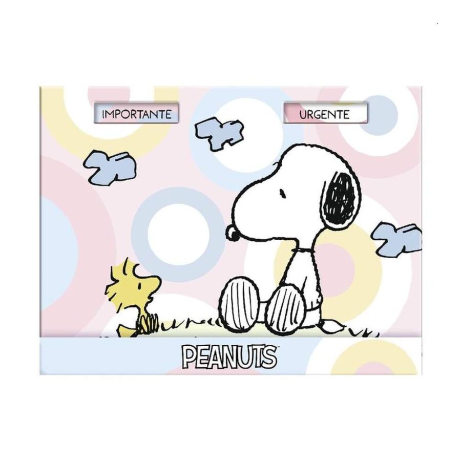 Taco De Notas Con Ventana Snoopy