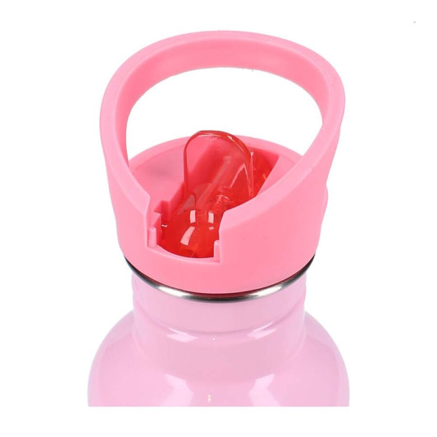 Botella Aluminio Térmica Con Pajita Unicornio