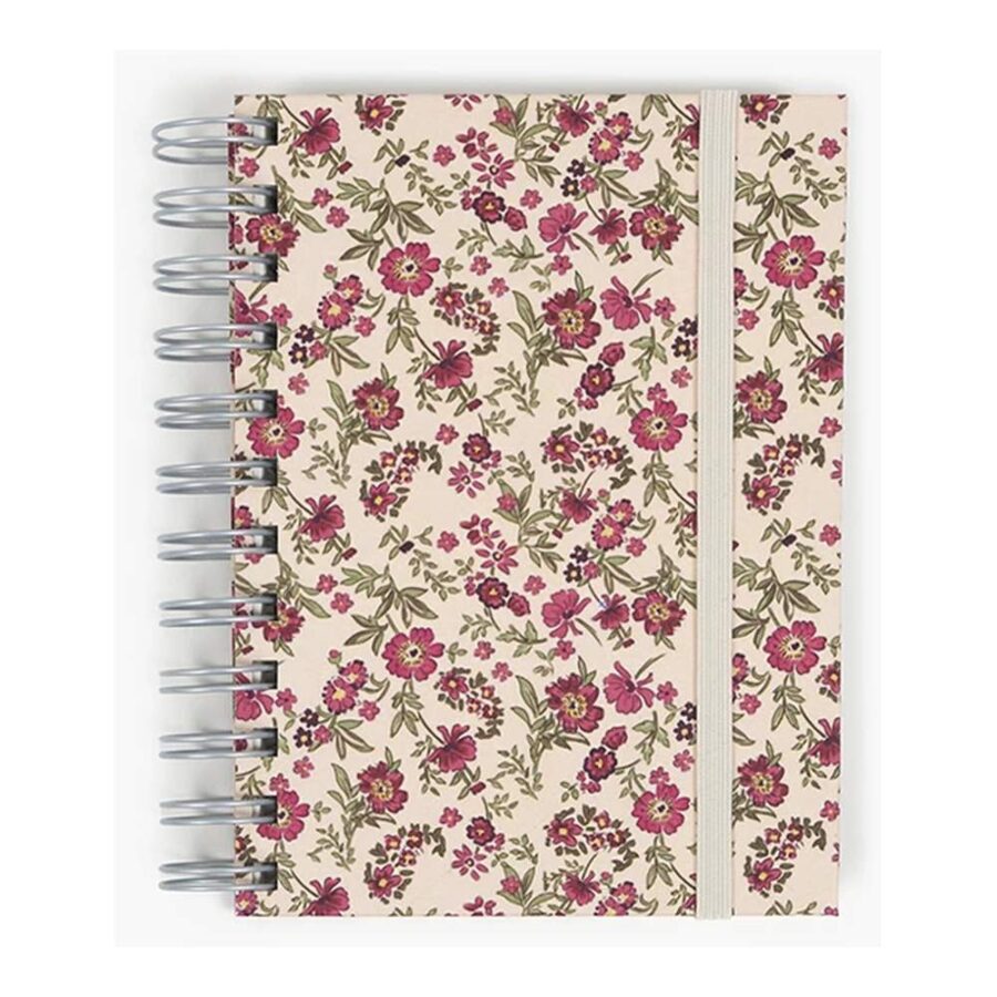 Libreta Wyro A6 Tapa Blanda Floral Roses
