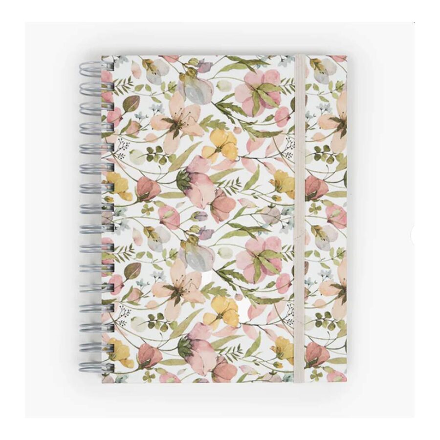 Libreta Wyro A5 Lisa Tapa Blanda Spring Flowers