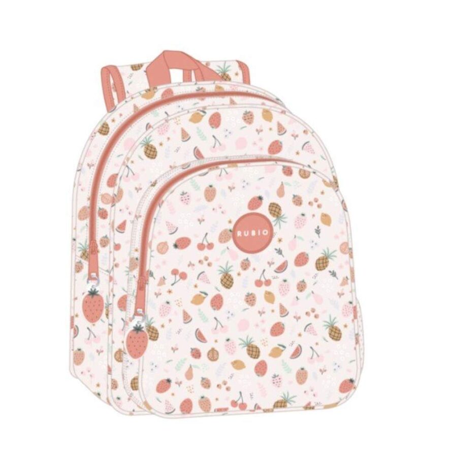 Mochila Infantil Frutas Adaptable