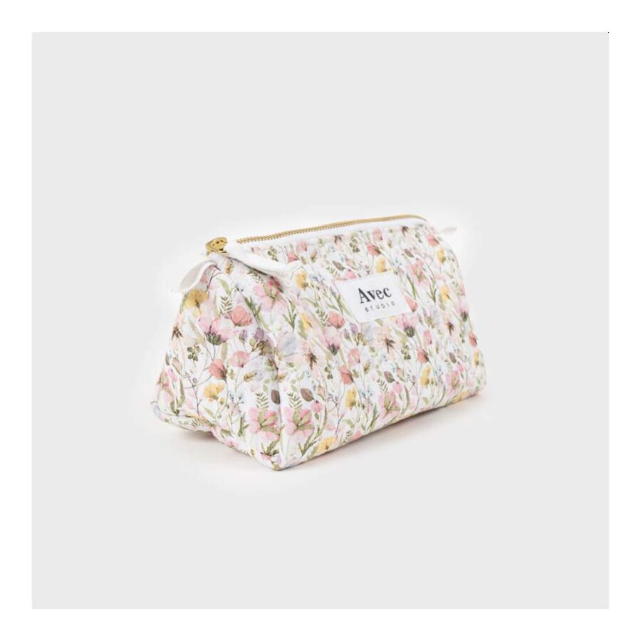 Neceser Pequeño Estampado Spring Flowers