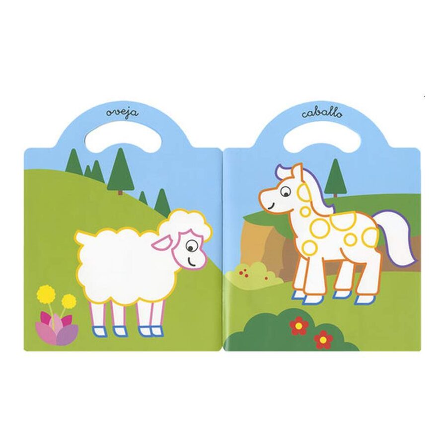 Pinta Y Pega Los Animales De La Granja