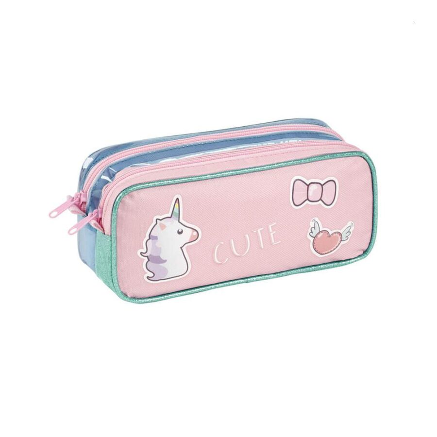 Portatodo Doble Bubbles Unicornio