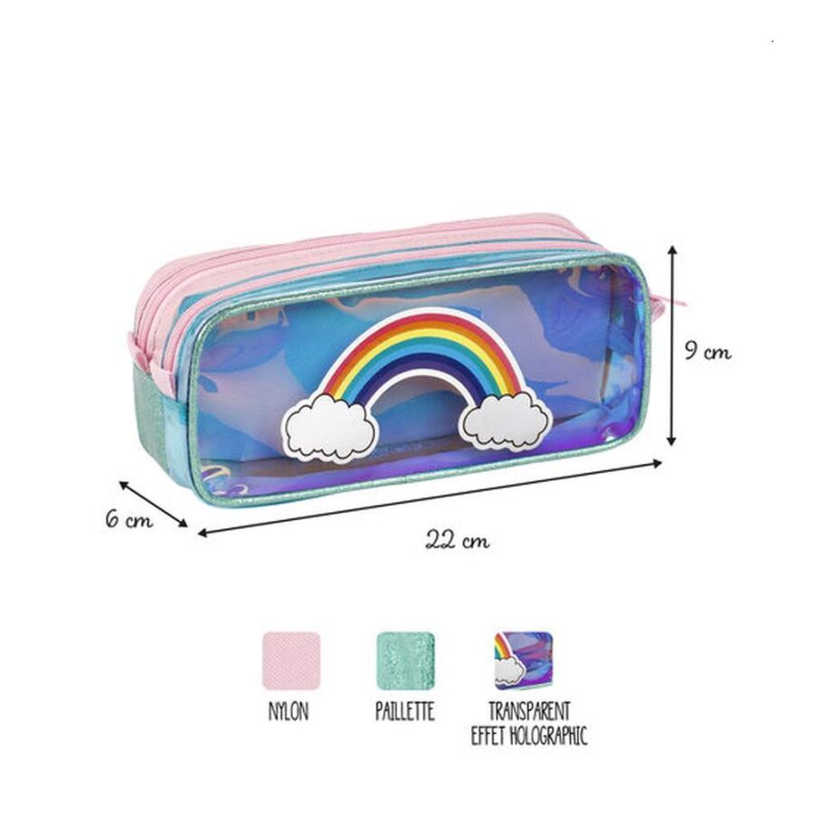 Portatodo Doble Bubbles Unicornio