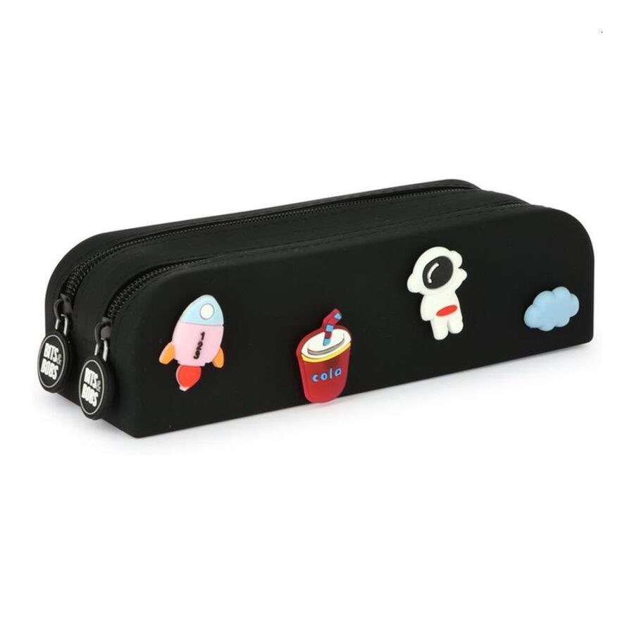 Portatodo Doble Diy Silicona Pins Negro Bits & Bobs