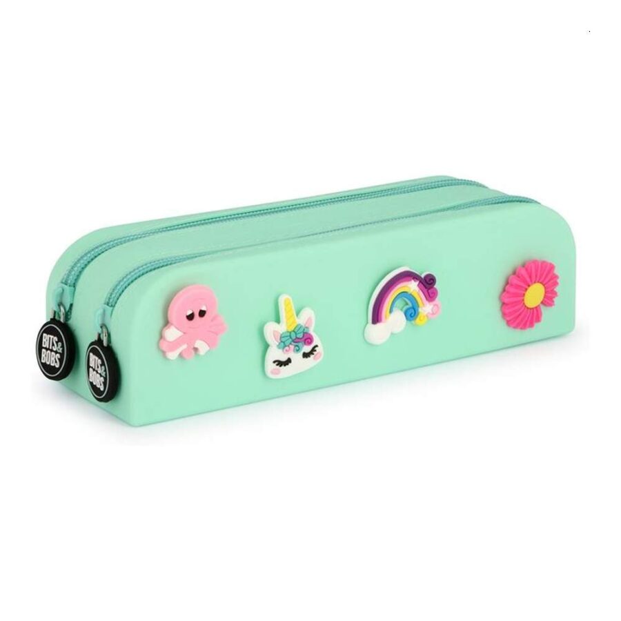 Portatodo Doble Diy Silicona Pins Verde Mint Bits & Bobs