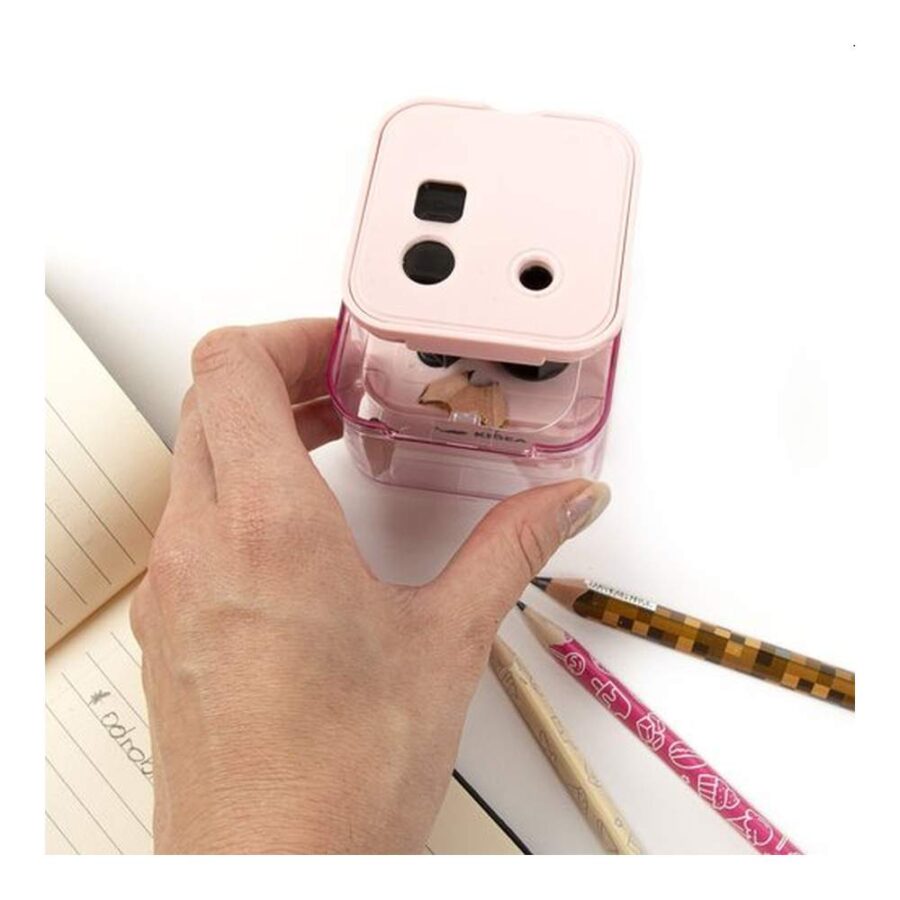 Sacapuntas Eléctrico Rosa