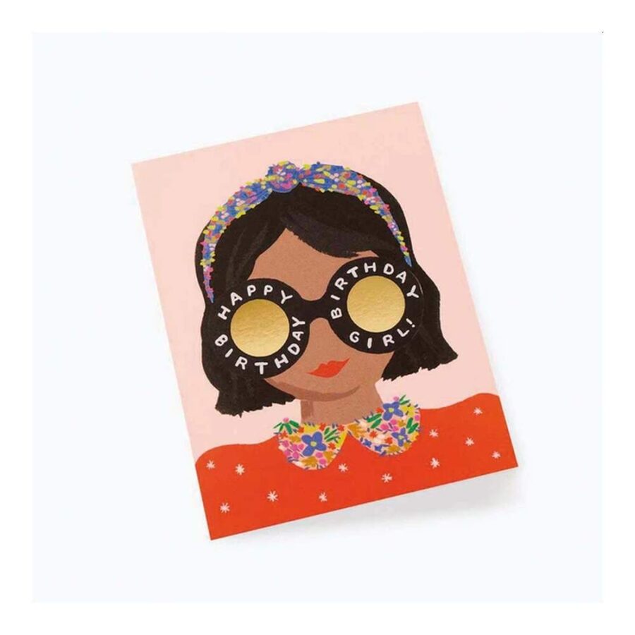 Tarjeta Headband Birthday Girl